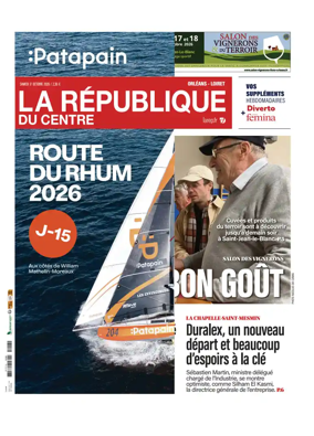 Cover of La Republique du Centre (Orleans - Loiret))
