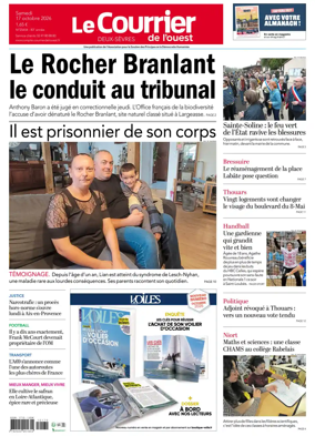 Cover of Le Courrier de l’Ouest (Deux-Sevres)