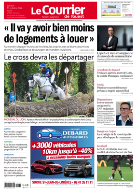Cover of Le Courrier de l’Ouest (Nord Anjou)