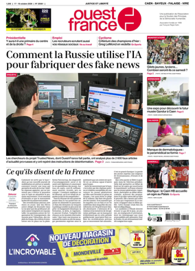 Cover of Ouest France (Caen - Bayeux - Falaise - Vire)