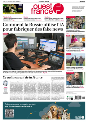 Cover of Ouest France (Manche)