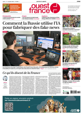 Cover of Ouest France (Orne)
