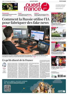 Cover of Ouest France (Pays d'Auge)