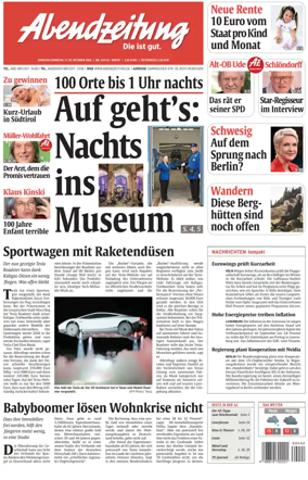 Cover of Abendzeitung Munchen