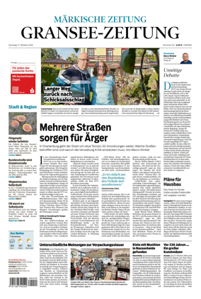 Cover of Gransee-Zeitung