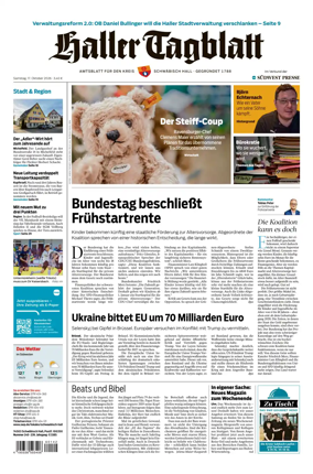 Cover of Haller Tagblatt