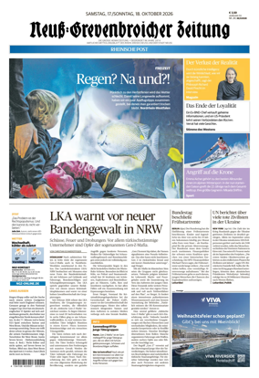 Cover of Neuss-Grevenbroicher Zeitung Neuss
