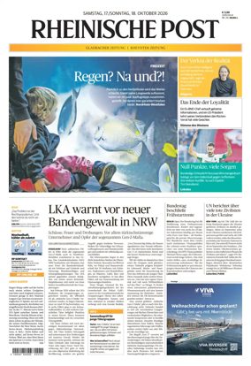 Cover of Rheinische Post - Monchengladbach and Korschenbroich