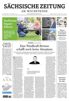 Cover of Sachsische Zeitung (Gorlitz & Niesky)