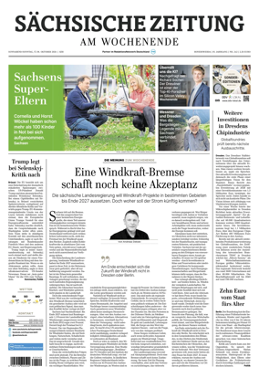 Cover of Sachsische Zeitung (Hoyerswerda)