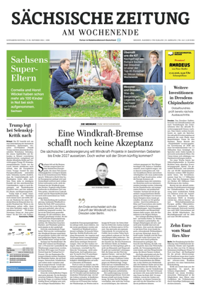 Cover of Sachsische Zeitung (Meissen Radebeul und das Elbland)