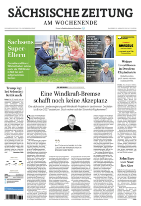 Cover of Sachsische Zeitung (Rodertal)