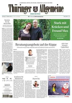 Cover of Thuringer Allgemeine (Apolda)