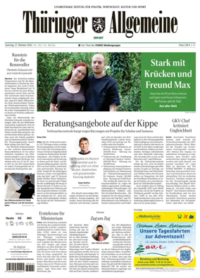 Cover of Thuringer Allgemeine (Erfurt)