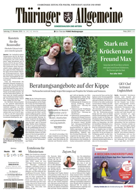 Cover of Thuringer Allgemeine (Sonderhausen und Artern)