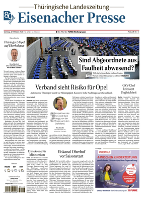 Cover of Thuringische Landeszeitung (Eisenach)
