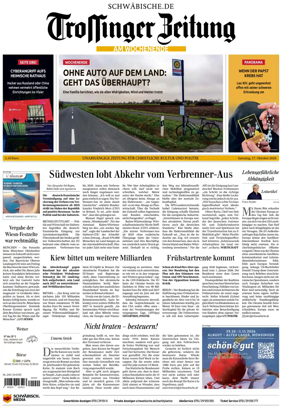 Cover of Trossinger Zeitung