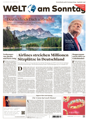 Cover of Welt am Sonntag