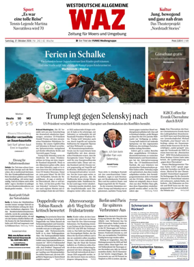 Cover of Westdeutsche Allgemeine Zeitung (Moers)