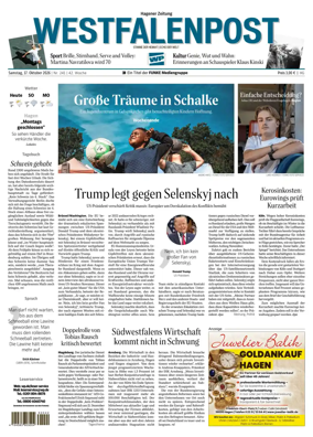 Cover of Westfalenpost (Hagen Hohenlimburg)