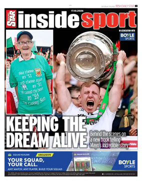 Cover of Irish Daily Star - Inside Sport
