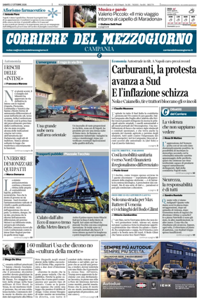 Cover of Corriere del Mezzogiorno (Campania)