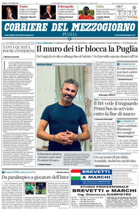 Cover of Corriere del Mezzogiorno (Puglia)