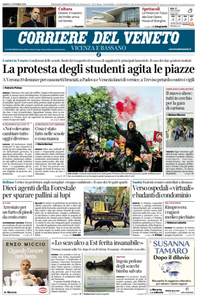 Cover of Corriere del Veneto (Vicenza e Bassano)