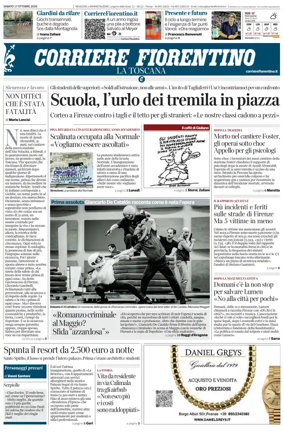 Cover of Corriere Fiorentino