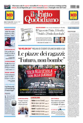 Cover of Il Fatto Quotidiano