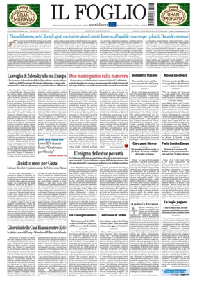 Cover of Il Foglio Quotidiano