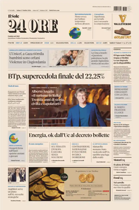 Cover of Il Sole 24 Ore