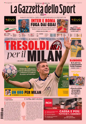 Cover of La Gazzetta dello Sport