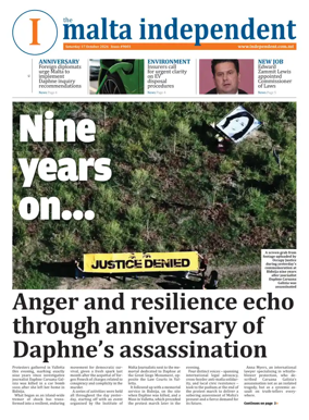 Cover of Malta Independent