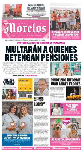 Cover of Diario de Morelos