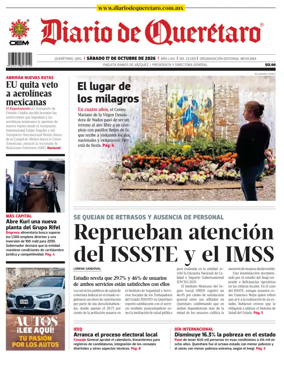 Cover of Diario de Queretaro
