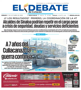 Cover of El Debate de Culiacan