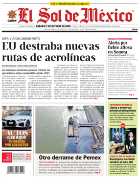 Cover of El Sol de Mexico