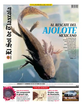 Cover of El Sol de Tlaxcala