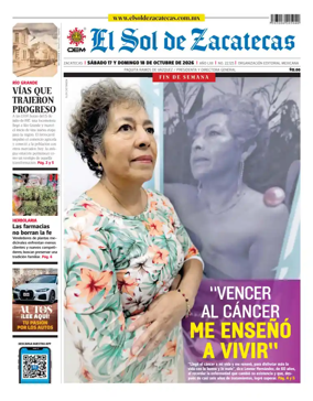Cover of El Sol de Zacatecas