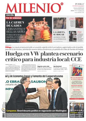 Cover of Milenio Puebla