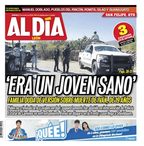 Cover of Periodico Al Dia (Leon)
