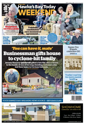 Cover of Hawke's Bay Today