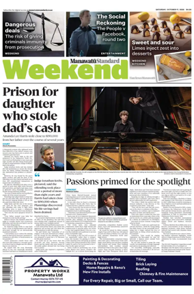 Cover of Manawatu Standard