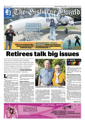 Cover of The Gisborne Herald (Saturday edition)