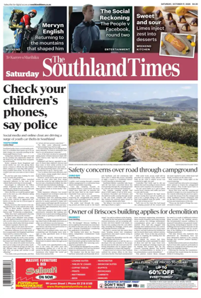 Cover of The Southland Times