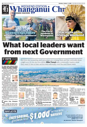 Cover of Whanganui Chronicle