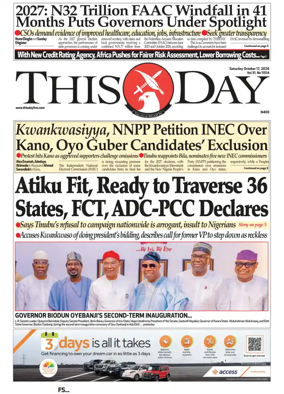 Cover of THISDAY