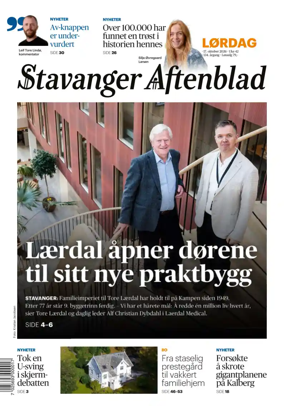Cover of Stavanger Aftenblad