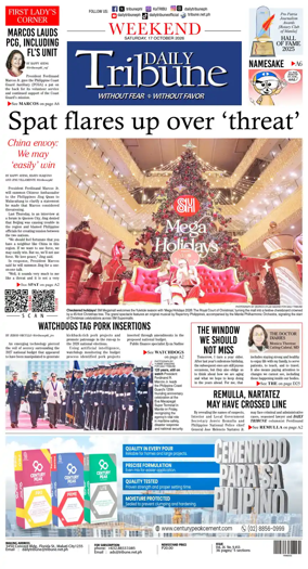 Cover of Daily Tribune (Philippines)